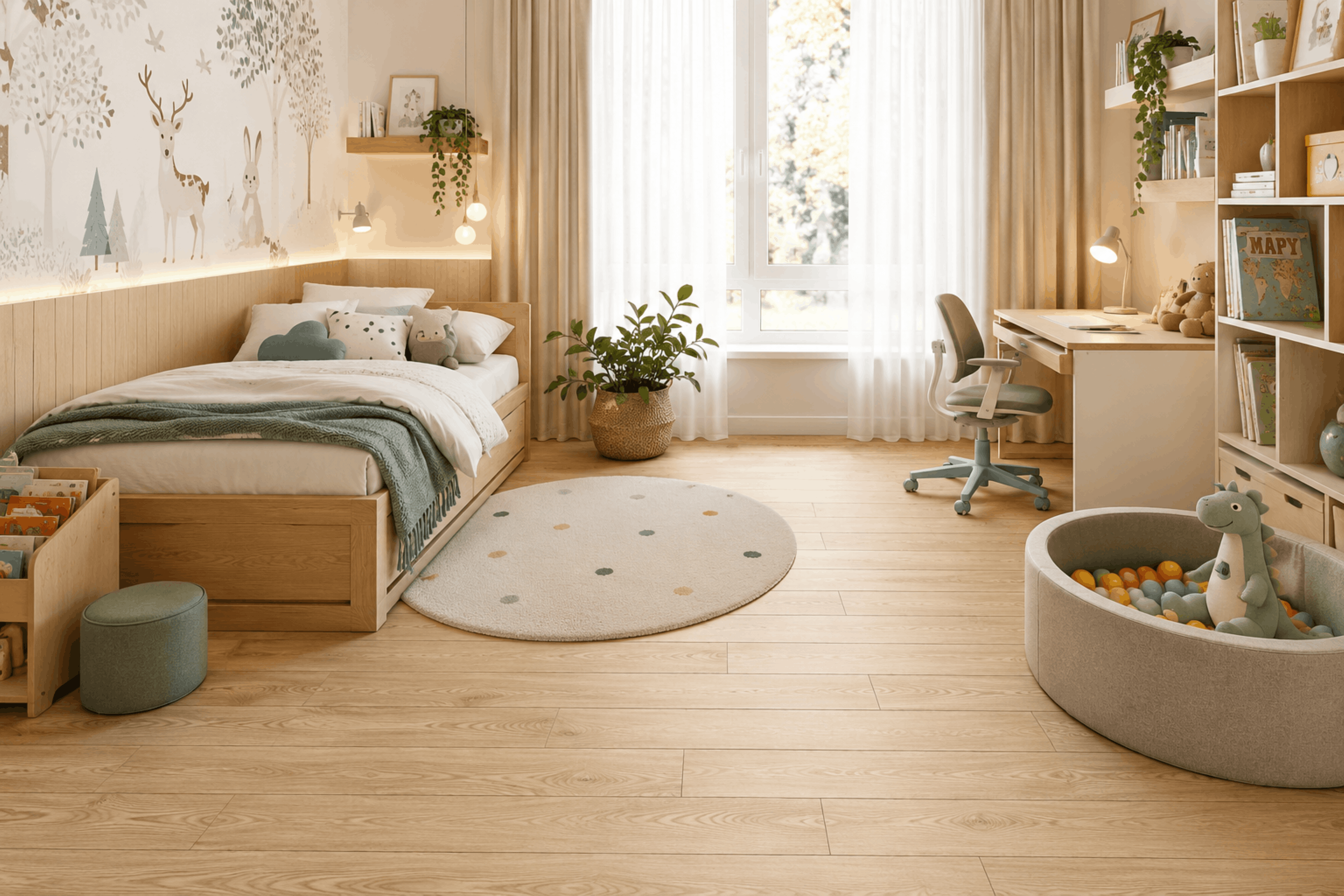 FD Podłoga SPC Virtus Imperial Dąb Cream 5/0,5(4+1mm)x182x1180mm